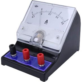 School Galvanometers, 0~0.6A 0~3A Multifunction Sports Experiment Ammeter Brain Game Galvanometer, Interesting Beautifully Small Galvanometer Outdoor for Conducting Experiments Or Grouping Experiments