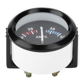 Aramox Meter, Car 12V 60-0-60 AMP Meter Ammeter Universal Gauge 52m/2in Universal for Vehicle