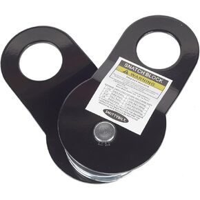 Smittybilt 2744 Universal Snatch Block, Black