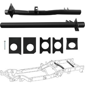 maXpeedingrods 2PCS Rear Fuel Tank Support Crossmember Rear Upper Shock Mount Crossmember for Chevy Silverado 1999-2006