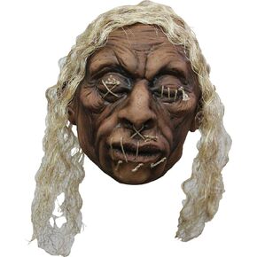 Ghoulish Productions Shrunken Head A - 2 Latex Decorative Halloween Party Adult, Brown Head Voodoo Doll. Witch Doctor Line.