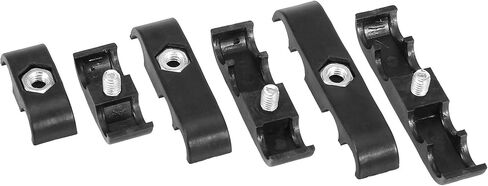 Unifizz 12pcs 7mm 8mm Spark Plug Wire Separators Kit,Spark Plug Wire Separators Plastic Kit,Plug Wire Divider Looms Ignition Wire Separators Holders,Engine Spark Plug Wire Separator Divider (Black) in Saudi Arabia