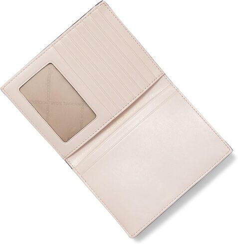 Michael Kors Women's Bedford Travel Medium Passport Wallet, Vanilla/Soft Pink in Saudi Arabia