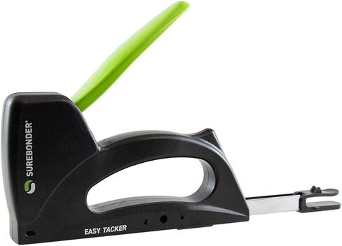 حزمة دباسة بلاستيكية خفيفة التحمل من Surebonder 5525 مع رقم 3 دباسة خفيفة التحمل 1/4 بوصة طول الساق 55114 و5/16 بوصة طول الساق 55116، دبابيس تاج 0.441 بوصة، نوع سهم JT21، عدد 1000 لكل منها in Kuwait