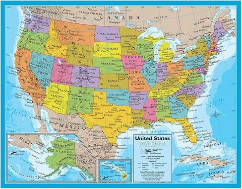 Waypoint Geographic 2-in-1 United States and World Notebook Map, Interactive Notebook Maps for Learning Geography and Social Studies, Engaging Learning Resources for Kids, 8.5" x 11" in Saudi Arabia