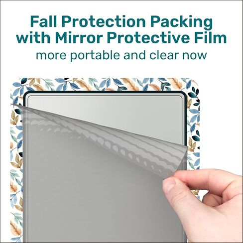 Locker Mirror Magnetic for School and Office, with Strong Magnetic Mirror for Locker, Magnetic Locker Mirror with Colorful Design, 1 Pack, Efficient and Practical Locker Accessories in Kuwait