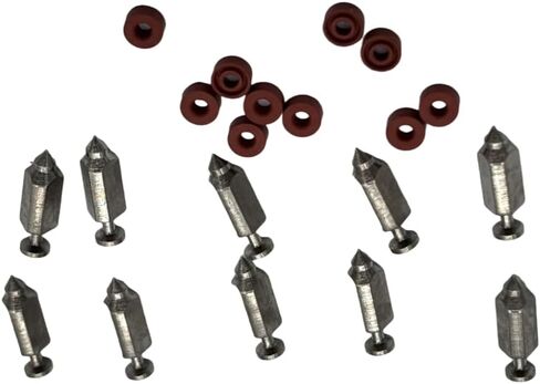 #398188#281144-10PK Pack of 10 Carburetor Float Needle Seat kit 83400 83412 90700 91700 93400 Premium and Durable Replacement Parts New in Saudi Arabia