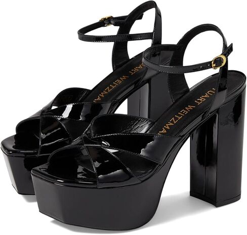 Stuart Weitzman Miami Squarehigh 140 Platform Sandal Adobe 6 B in Saudi Arabia