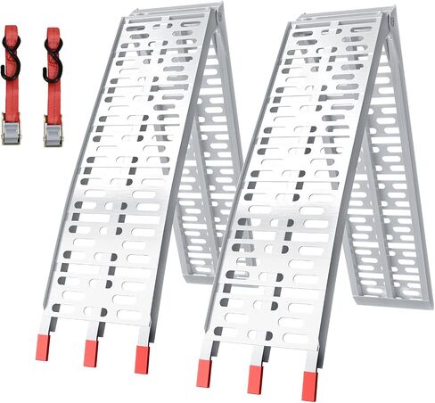 Towallmark Set of 2 Ramps - 1500 lbs ATV Ramps, 7.5ft Aluminum, Folding Loading Ramps for Pickup Trucks, Bike, UTV, Lawn Mowers in Saudi Arabia
