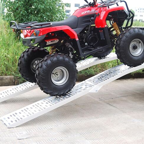 Towallmark Set of 2 Ramps - 1500 lbs ATV Ramps, 7.5ft Aluminum, Folding Loading Ramps for Pickup Trucks, Bike, UTV, Lawn Mowers in Saudi Arabia