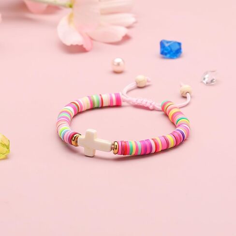 First Day of School Gift Kindergarten Prek Bracelet Mommy and Me Bracelets Back to School Gifts Adjustable Cross Bracelets for Kids Girls Boys Jewelry Gift in Saudi Arabia