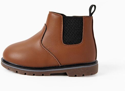 PATPAT Boys Girls Chelsea Boots Waterproof Kids Cowboy Boots Toddler Boots With Side Zipper for Toddler/Little Kid/Big Kid in Saudi Arabia
