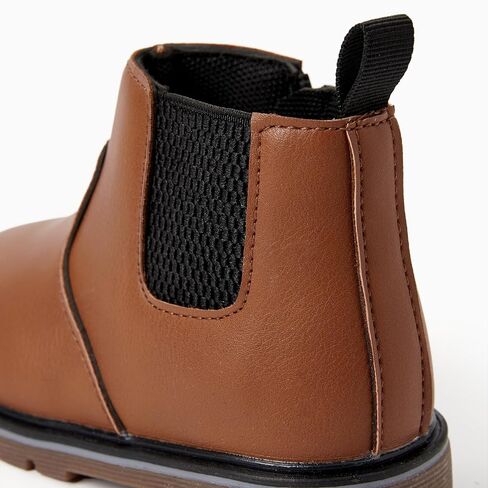 PATPAT Boys Girls Chelsea Boots Waterproof Kids Cowboy Boots Toddler Boots With Side Zipper for Toddler/Little Kid/Big Kid in Saudi Arabia