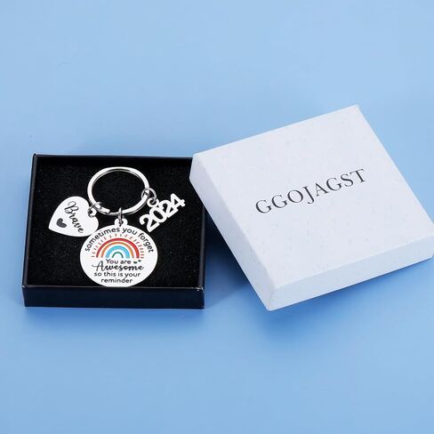 GGOJAGST 5th Grade First Day of School Supplies for Teen Boys Girls, Back to School Gifts for Kids, First Grade School Supplies for Teen Boys Girls, Rainbow Good Luck Keychain, Senior 2024 Gift in Saudi Arabia