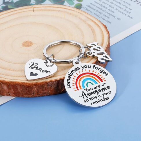 GGOJAGST 5th Grade First Day of School Supplies for Teen Boys Girls, Back to School Gifts for Kids, First Grade School Supplies for Teen Boys Girls, Rainbow Good Luck Keychain, Senior 2024 Gift in Saudi Arabia