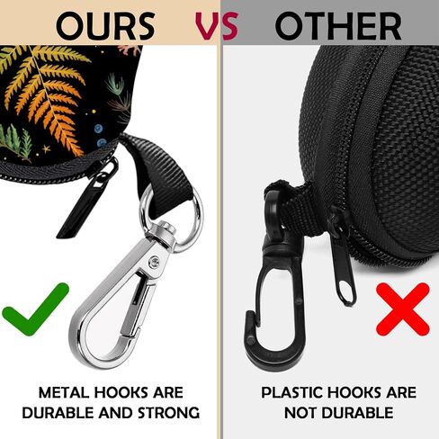 Glasses Case Eyeglass Sunglasses Zipper Soft Neoprene Ultra Light Pouch Metal Belt Clip Aesthetic Women Men in Saudi Arabia