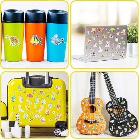 Cute Dog Stickers Puppy Pet Decal Sticker 780 Counts Party Gifts Goodie Bags Decor School Reward Animal Birthday Party Favors Vinyl Waterproof Dog Water Bottle Laptop Stickers Invitation Decor in Kuwait