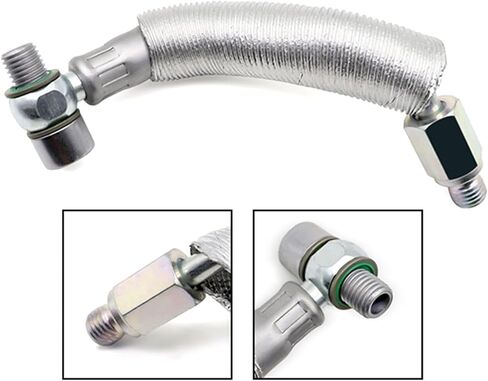 4Pcs Turbo Oil Return Drain & Oil Feed Pipe Kit Compatible with Chevy Cruze Sonic Trax Compatible with Buick Encore 2011-2021 Replace 55587854 5569839 25198546 555592600 55568031 55567067 in Saudi Arabia