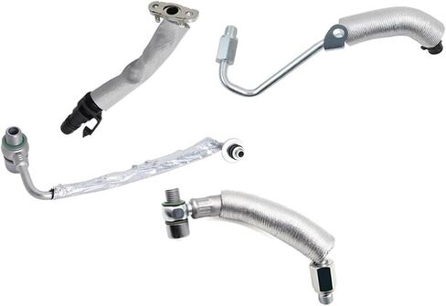 4Pcs Turbo Oil Return Drain & Oil Feed Pipe Kit Compatible with Chevy Cruze Sonic Trax Compatible with Buick Encore 2011-2021 Replace 55587854 5569839 25198546 555592600 55568031 55567067 in Saudi Arabia