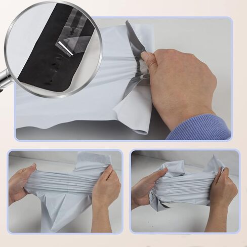 Shipping Bags for Clothing,Poly Mailers for Small Business,Plastic Mailing Bags,4 Models Combined 100PCS Shipping Envelopes for Clothing,C5 A4 B4 A3Poly Bags for Shipping Package Bags White in Saudi Arabia