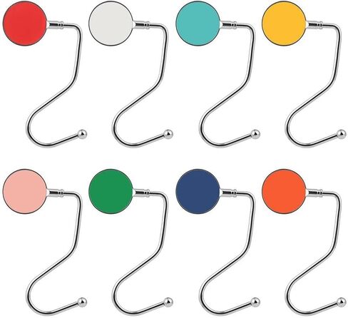 Metal Desk Hooks Portable Purse Handbag Hanger Sturdy Hook Hanger for Table Desk for Home and School Necessary Household Items in Saudi Arabia