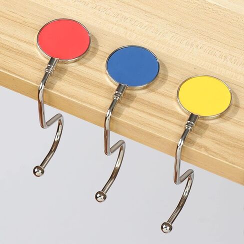 Metal Desk Hooks Portable Purse Handbag Hanger Sturdy Hook Hanger for Table Desk for Home and School Necessary Household Items in Saudi Arabia