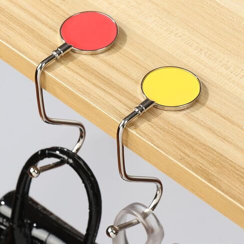 Metal Desk Hooks Portable Purse Handbag Hanger Sturdy Hook Hanger for Table Desk for Home and School Necessary Household Items in Saudi Arabia