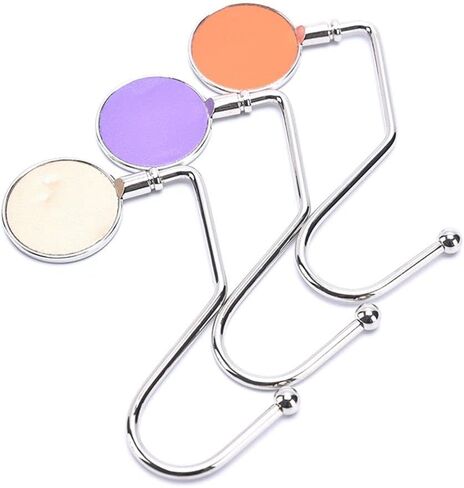 Metal Desk Hooks Portable Purse Handbag Hanger Sturdy Hook Hanger for Table Desk for Home and School Necessary Household Items in Saudi Arabia