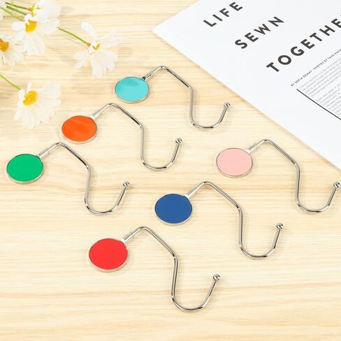 Metal Desk Hooks Portable Purse Handbag Hanger Sturdy Hook Hanger for Table Desk for Home and School Necessary Household Items in Saudi Arabia