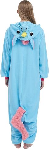 SimZoo Adult Animal Onesie Pajamas, Men and Women's Animal Cosplay Costume Sleepwear, One-Piece Unisex Homewear in Saudi Arabia
