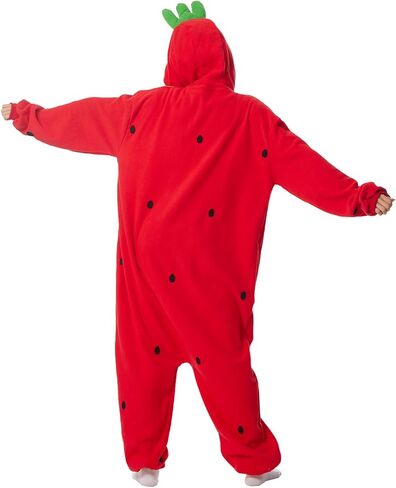 Adult Onesie Orange Costume Pajamas Cosplay Fruits Homewear Halloween Unisex Sleepwear Jumpsuit for Men Women in Saudi Arabia
