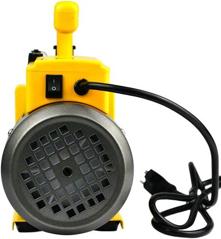 مضخة تفريغ دوارة دوارة مزدوجة المرحلة 3.6CFM 1/3 HP، مضخة تفريغ أوتوماتيكية/HVAC، إعادة شحن مبرد التيار المتردد لأنظمة R134a R410a R22، زيت 300 مل متضمن in Kuwait