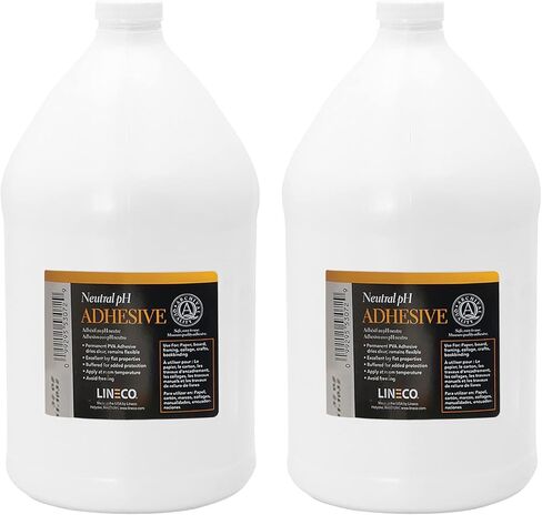 Lineco Neutral pH Adhesive 1 Gallon, Acid-Free, All-purpose Glue, Dries Clear and Remains Flexible. Used for Bookbinding and Book Repair, Paper Art in Saudi Arabia