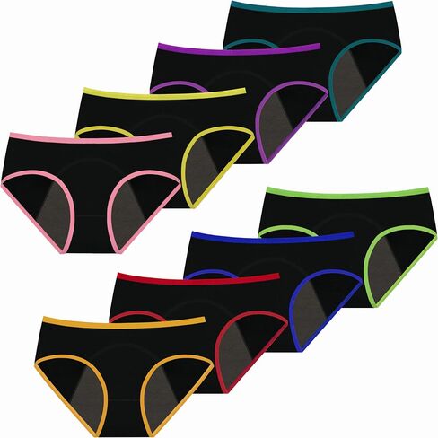 Teens Girls Period Underwear Kids Period Panties Menstrual Leakproof Protective Underwear for Teens Cotton Briefs in Saudi Arabia
