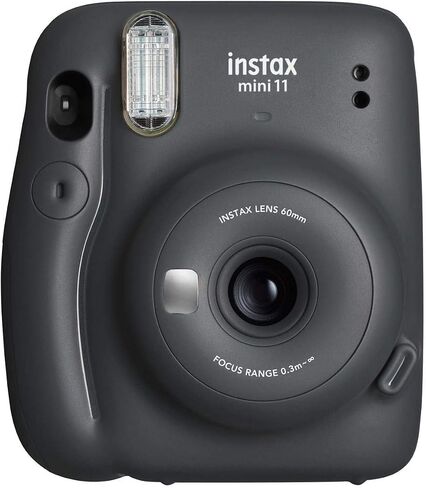 Fujifilm Instax Mini 11 Instant Film Camera, Ice White - with Fujifilm instax Mini Instant Daylight Film Twin Pack, 20 Exposures in Kuwait