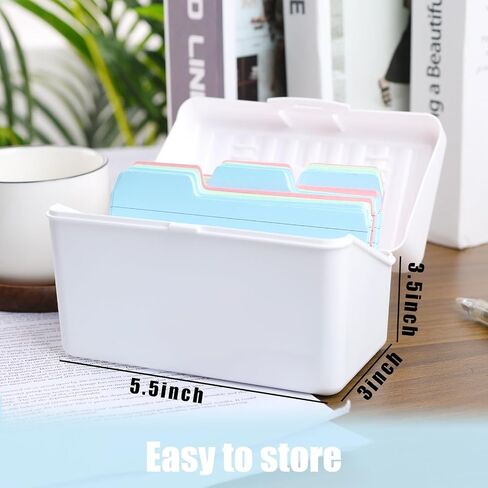 135PCS Index Cards with Box, 3x5 Inch Ruled Index Cards with 3 Rings Flash Cards with Holder Blank Note Cards Study Cards for School Learning 3 Colors in Saudi Arabia