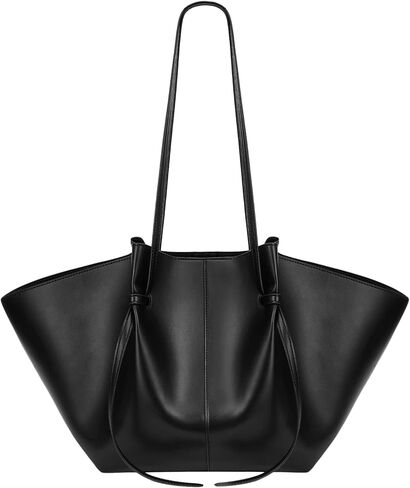 YFGBCX Tote Bag Smooth Leather Work Bag for Women Trendy Top Handle Bag Luxury Hobo Handbag with Adjustable Strap in Saudi Arabia