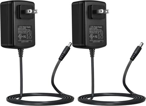 12V 3A Power Supply Adapter, AC to DC 12Volt 3A Power Adapter Plug 5.5mm x 2.1mm for CCTV Security Camera Power SupplyDVR NVR UL Listed FCC in Saudi Arabia