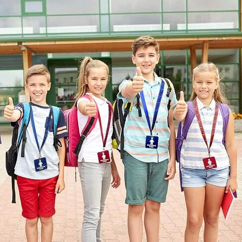 GIFTEXPRESS 12 Piece Hall Pass Lanyards and School Passes Boys and Girl Bathroom Passes in Saudi Arabia