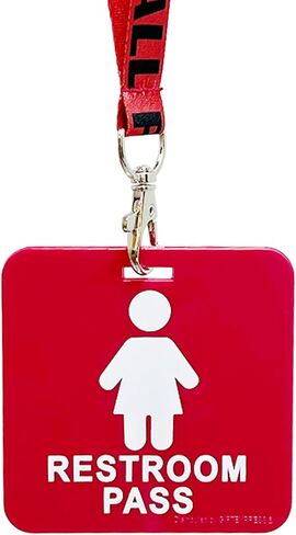 GIFTEXPRESS 12 Piece Hall Pass Lanyards and School Passes Boys and Girl Bathroom Passes in Saudi Arabia