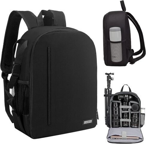 حقيبة ظهر كاميرا CADeN احترافية لكاميرا DSLR/SLR بدون مرآة مقاومة للماء، حافظة كاميرا متوافقة مع هاتف Sony Canon Nikon in Kuwait