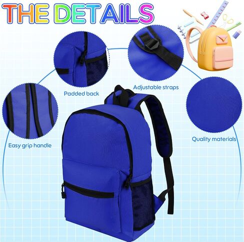 4 Sets Back to School Supplies Kits Bulk Each Kit Include 15 Inch Backpack and 66 Pcs Stationery,Markers Ballpoint Pens Scissors Pencil Cases Notebooks Sharpener for Middle High School in Saudi Arabia