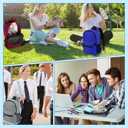 4 Sets Back to School Supplies Kits Bulk Each Kit Include 15 Inch Backpack and 66 Pcs Stationery,Markers Ballpoint Pens Scissors Pencil Cases Notebooks Sharpener for Middle High School in Saudi Arabia