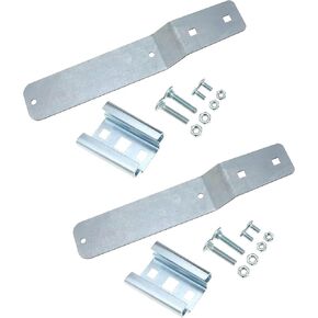 2Pack Slow Moving Vehicle Triangle Sign Mounting Kit for Golf Cart Includes 1 Tractor Bracket 1 Street Sign Bracket 4 Bolts and 4 Nuts