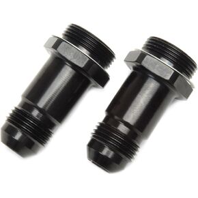 Edelbrock Russell 640213 Black Carb Adapter Fitting - 2 Piece