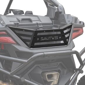SAUTVS Rear Cargo Bed Extender Tailgate for Polaris RZR PRO R, Heavy Duty Steel Rear Bed Extender Cargo Tailgate Bed Enclosure Rack for Polaris RZR Pro R 2022 2023 2024 Accessories