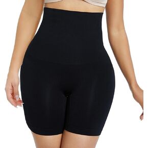 Shapewear Shorts for Women, High Waisted Body Shaper Shorts, Tummy Control, Butt Lifter, Seamless Compression