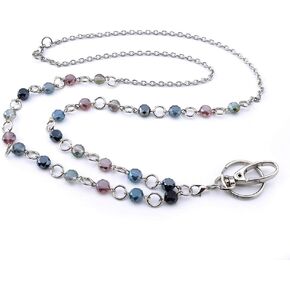 fashion Keys Lanyards Necklaces ID Lanyard Badge Stainless steel chain