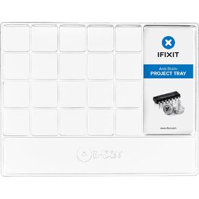 iFixit Anti-Static Project Tray - Small Parts and Screws Holder for Organization