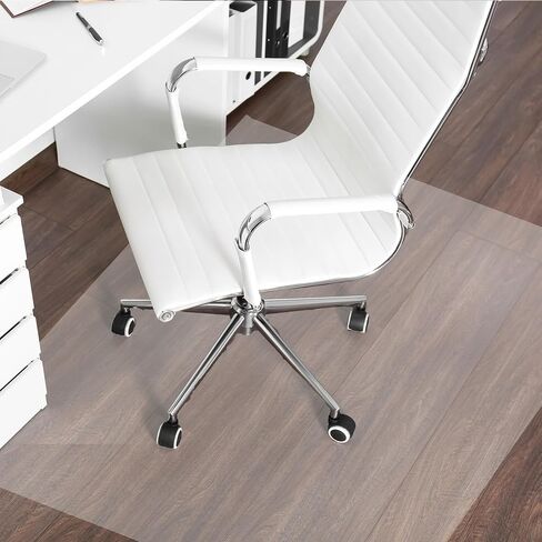 4 Pcs Clear Plastic Office Chair Mat Under Computer Desk for Hardwood Floor 45x28 Inch Rectangle Floor Rug for Rolling Chair Easy to Glide for Office Home Hard Wood and Title Floor Protector in Saudi Arabia